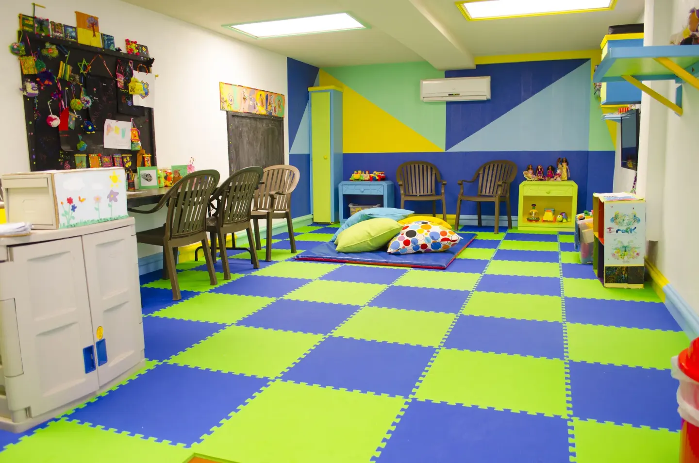 Colorful children's playroom with toys at Accra Beach Hotel & Spa.