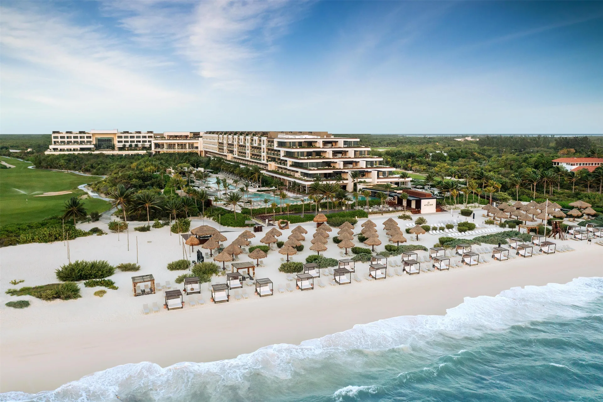 Atelier Playa Mujeres adults-only all-inclusive resort with contemporary design golf and beach setting