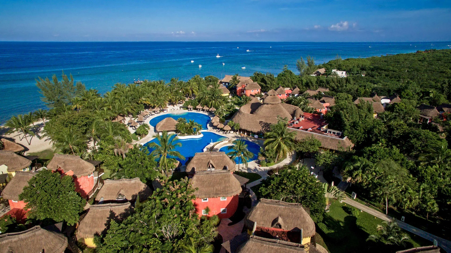 Iberostar Waves Cozumel all-inclusive resort with beachfront pools and tropical setting on Cozumel island, Mexico.