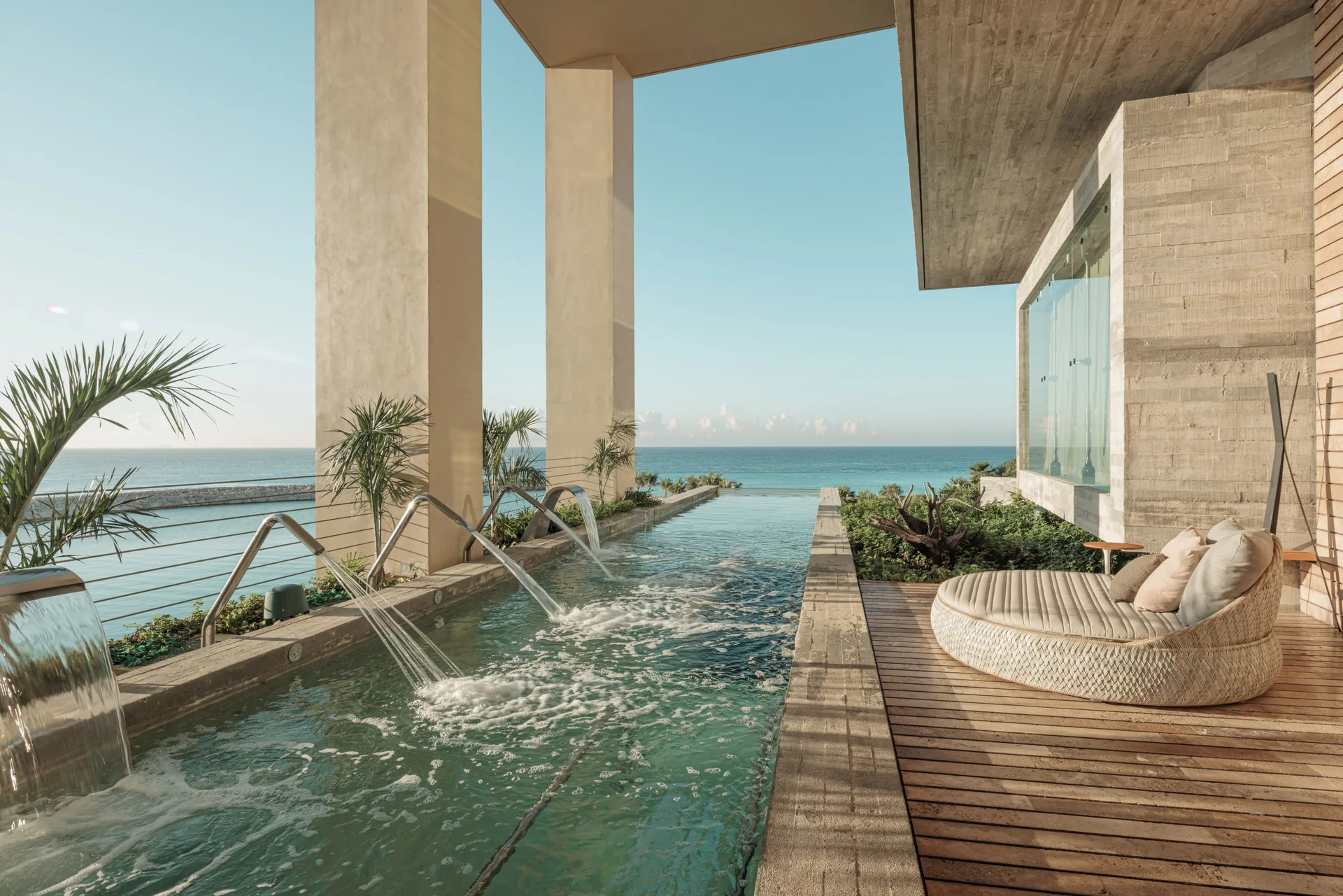 La Casa de la Playa by Xcaret luxury boutique adults-only resort on the Cozumel with oceanfront suites and refined design.