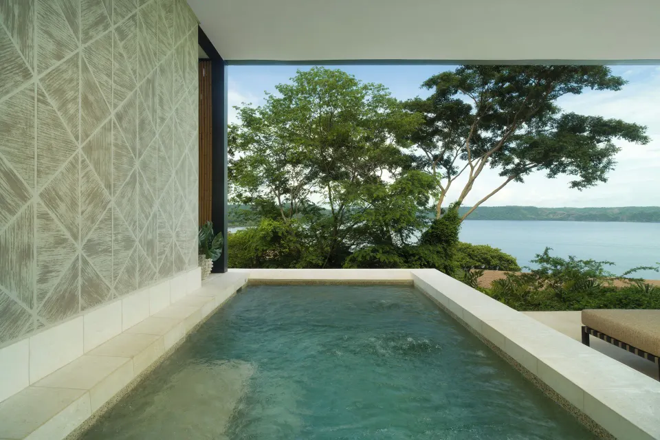 Villa 1 Bedroom plunge pool with bay view at Andaz Peninsula Papagayo Resort, Costa Rica.