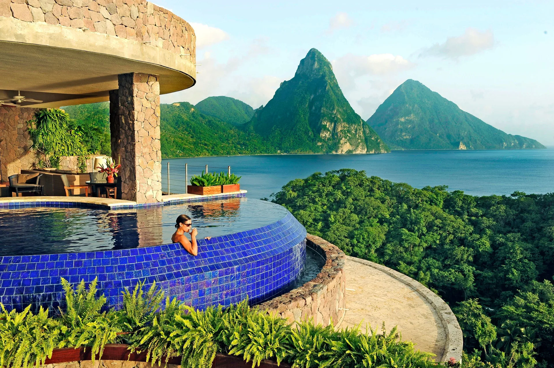 Jade Mountain luxury St Lucia resort with open-air sanctuaries and dramatic Piton views