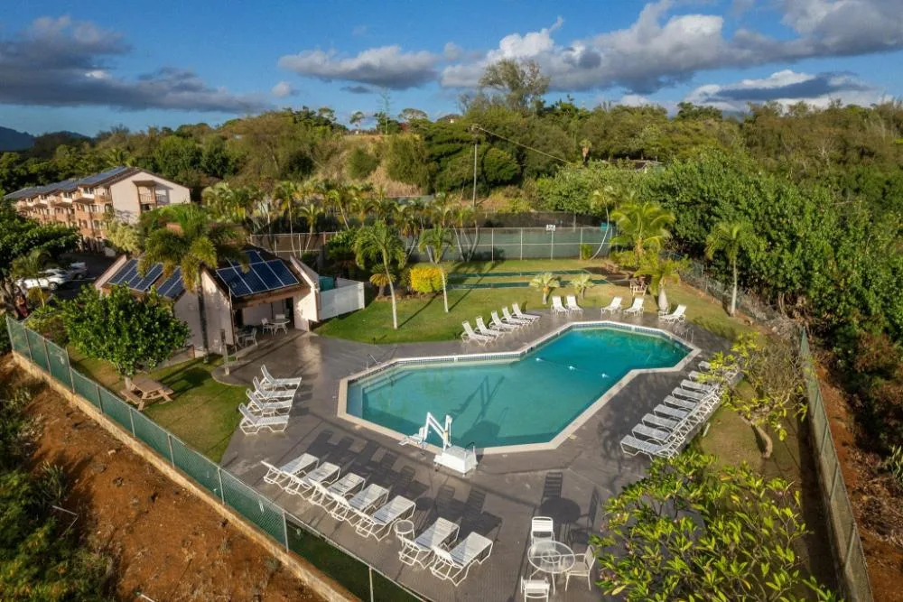 Banyan Harbor Resort Lihue condominium hotel with harbor views and apartment-style accommodations