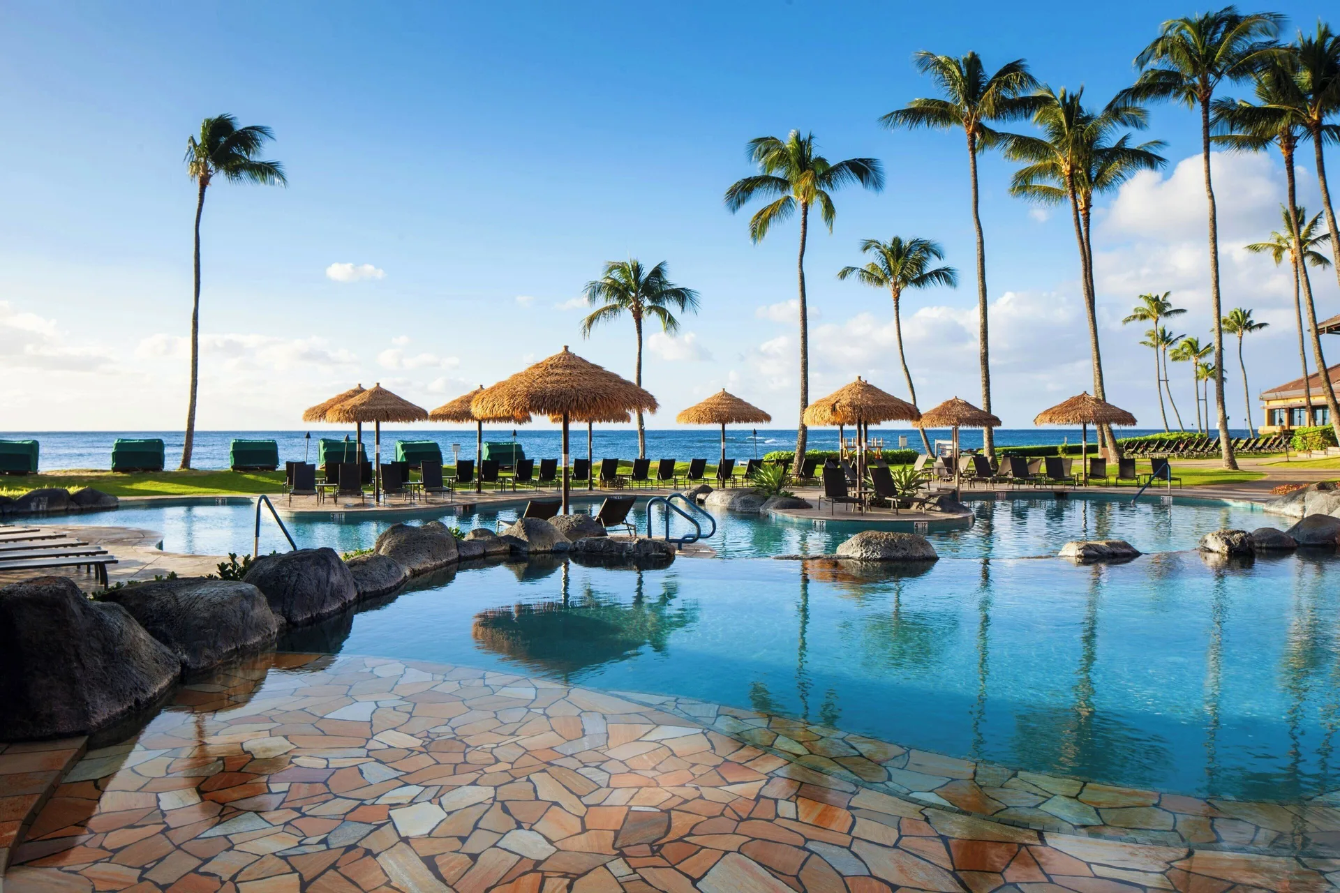 Sheraton Kauai Resort Poipu beachfront hotel with oceanfront pool and South Shore setting