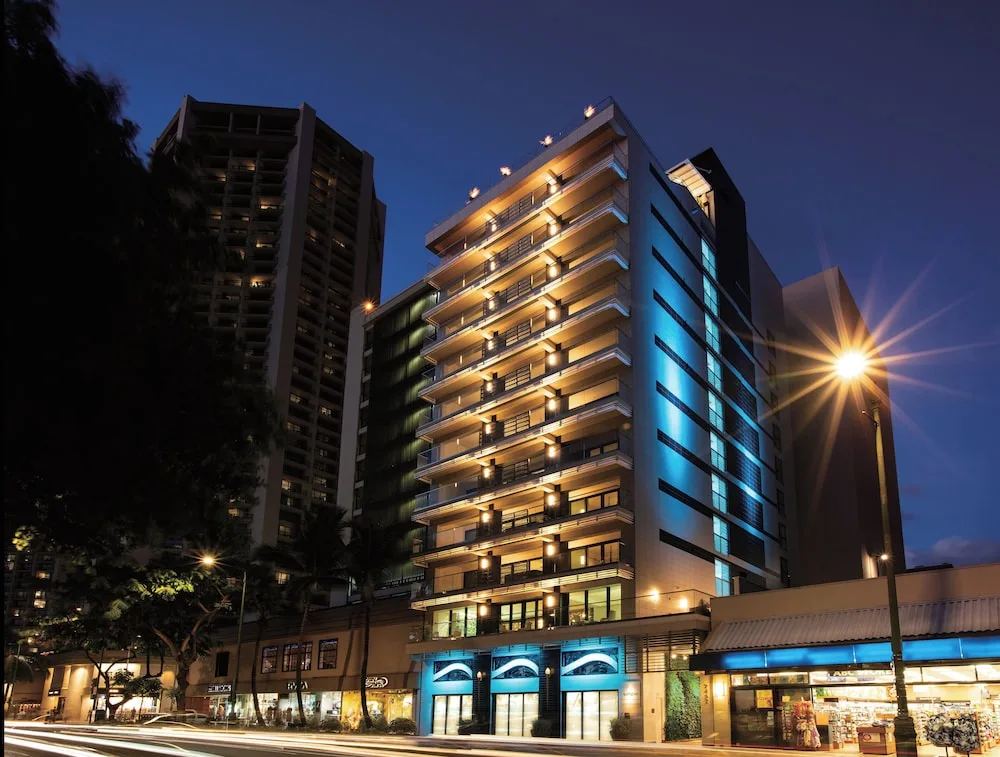 Espacio The Jewel Of Waikiki ultra-luxury suite hotel with ocean views and private elevators