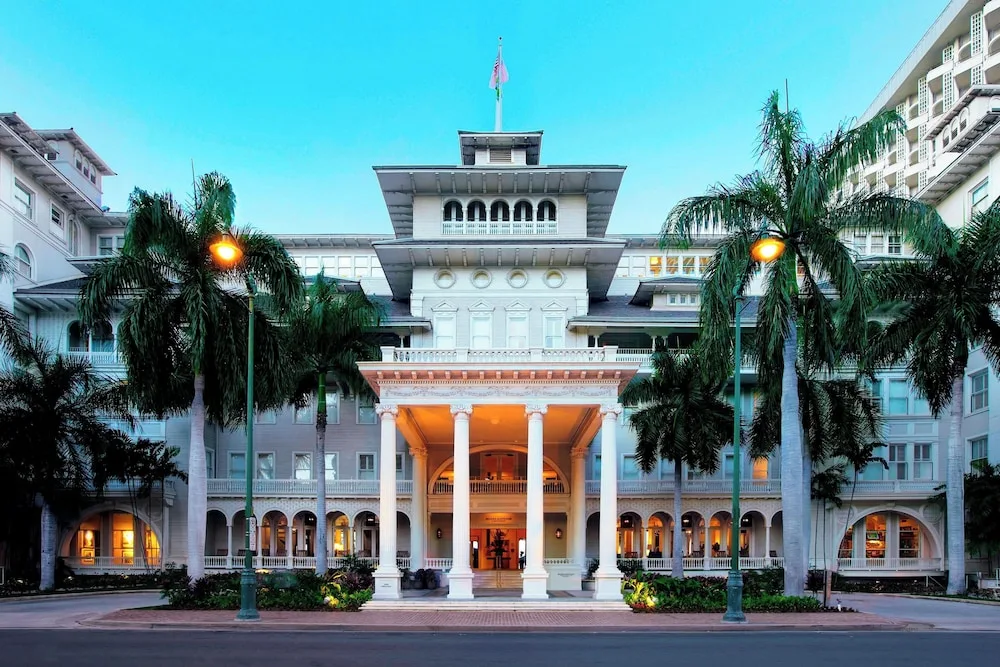 Moana Surfrider Waikiki Beach historic oceanfront resort with classic architecture and spa
