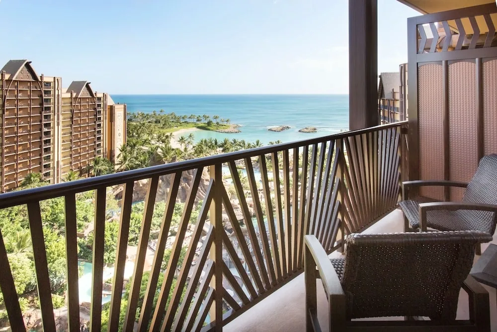 Balcony Ocean Lagoon View Aulani A Disney Resort Spa