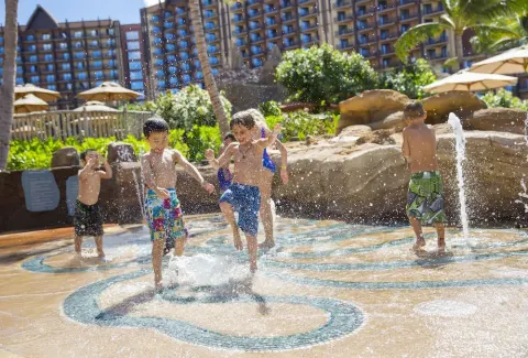 Childrens Splash Pad Aulani A Disney Resort Spa