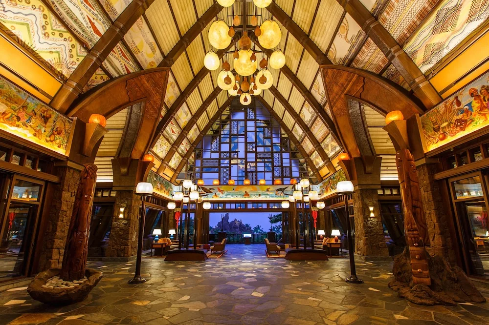 Grand Lobby With Vaulted Ceiling Aulani A Disney Resort Spa