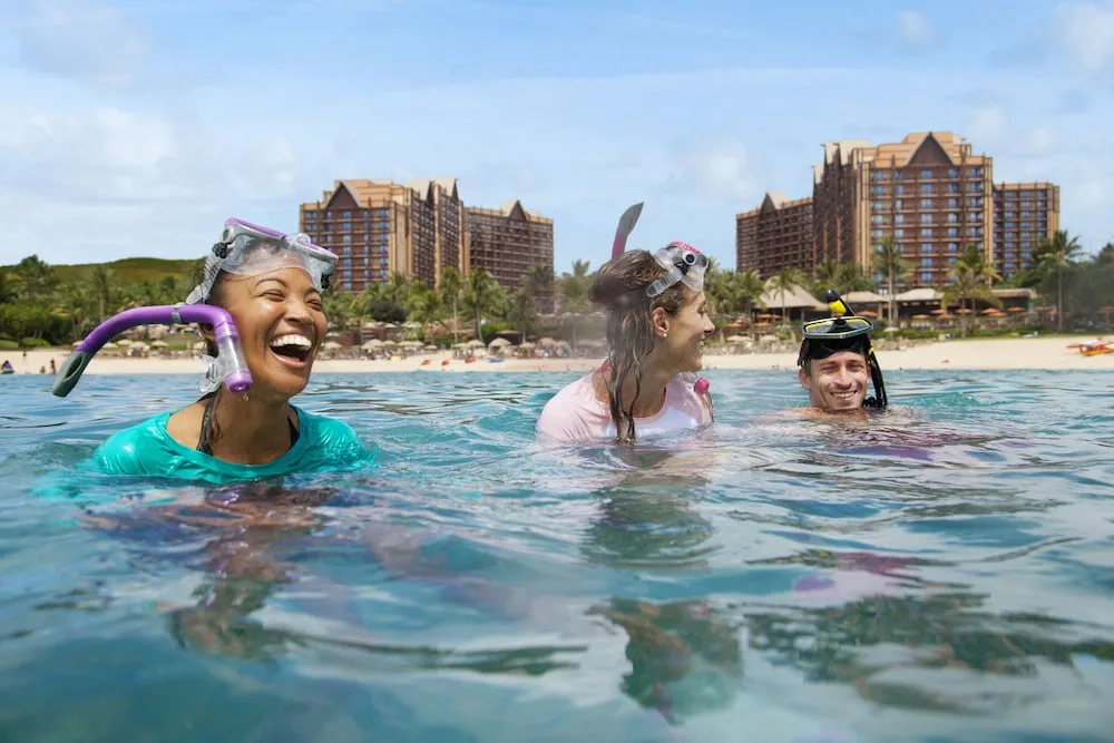 Ocean Snorkeling Near The Resort Aulani A Disney Resort Spa