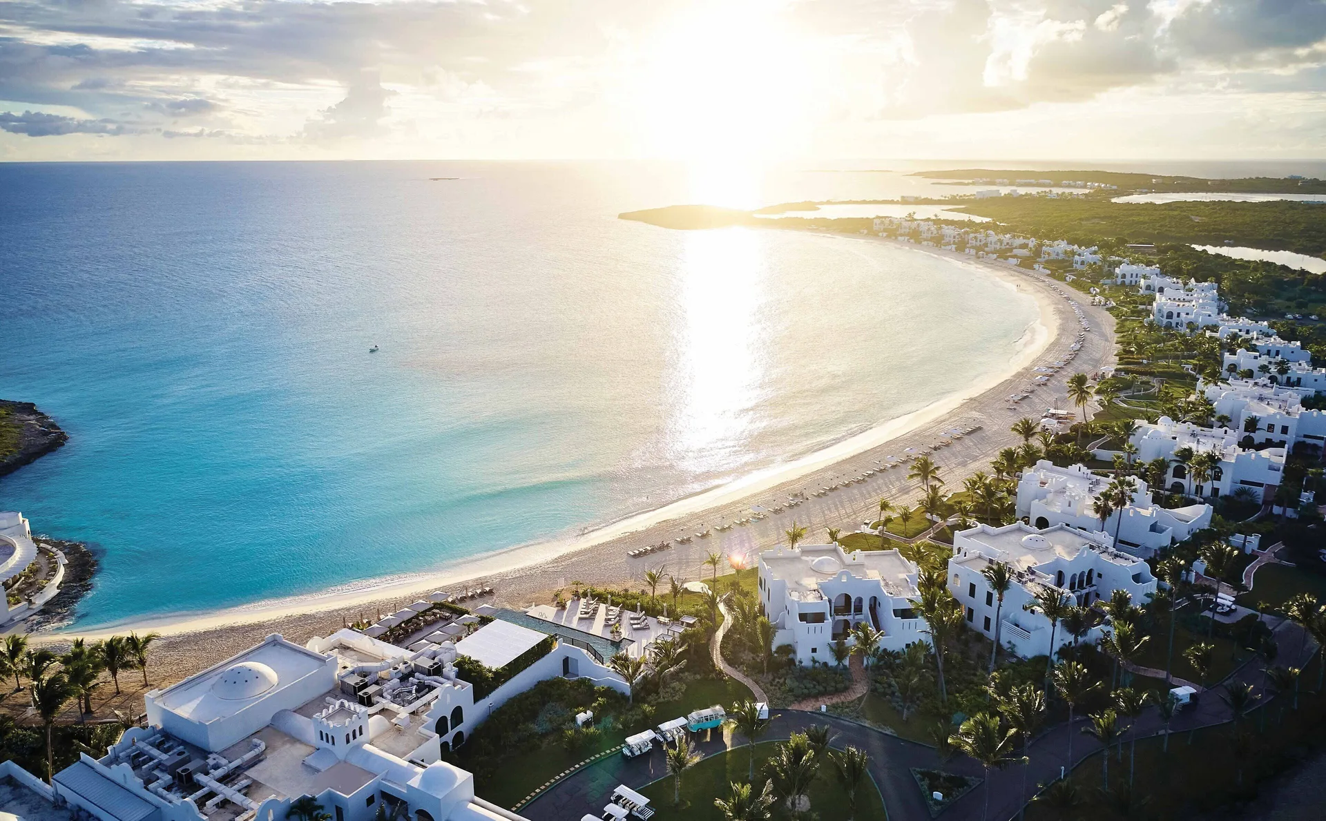 Cap Juluca Belmond Anguilla luxury beachfront resort with Moorish architecture and white sand beach