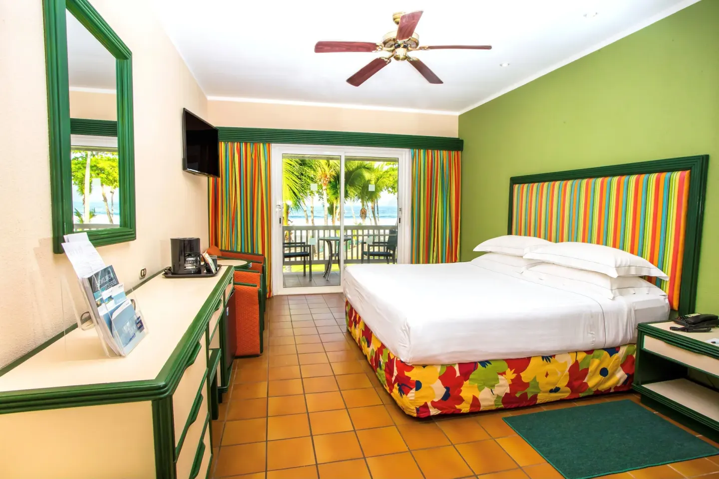 Premium Superior room with king bed and balcony view at Barceló Tambor.