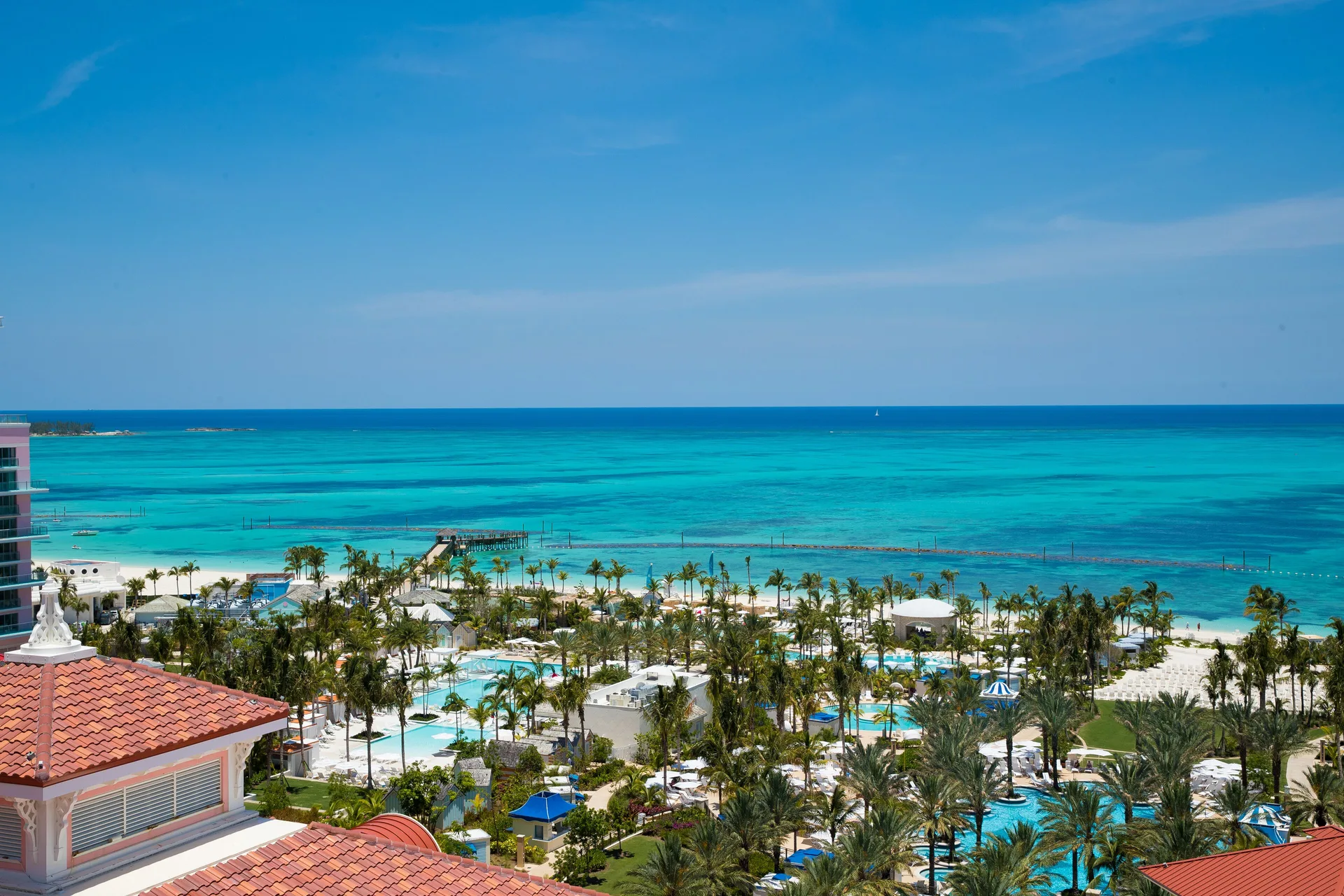 Grand Hyatt Baha Mar large Cable Beach resort with casino access and beachfront pools