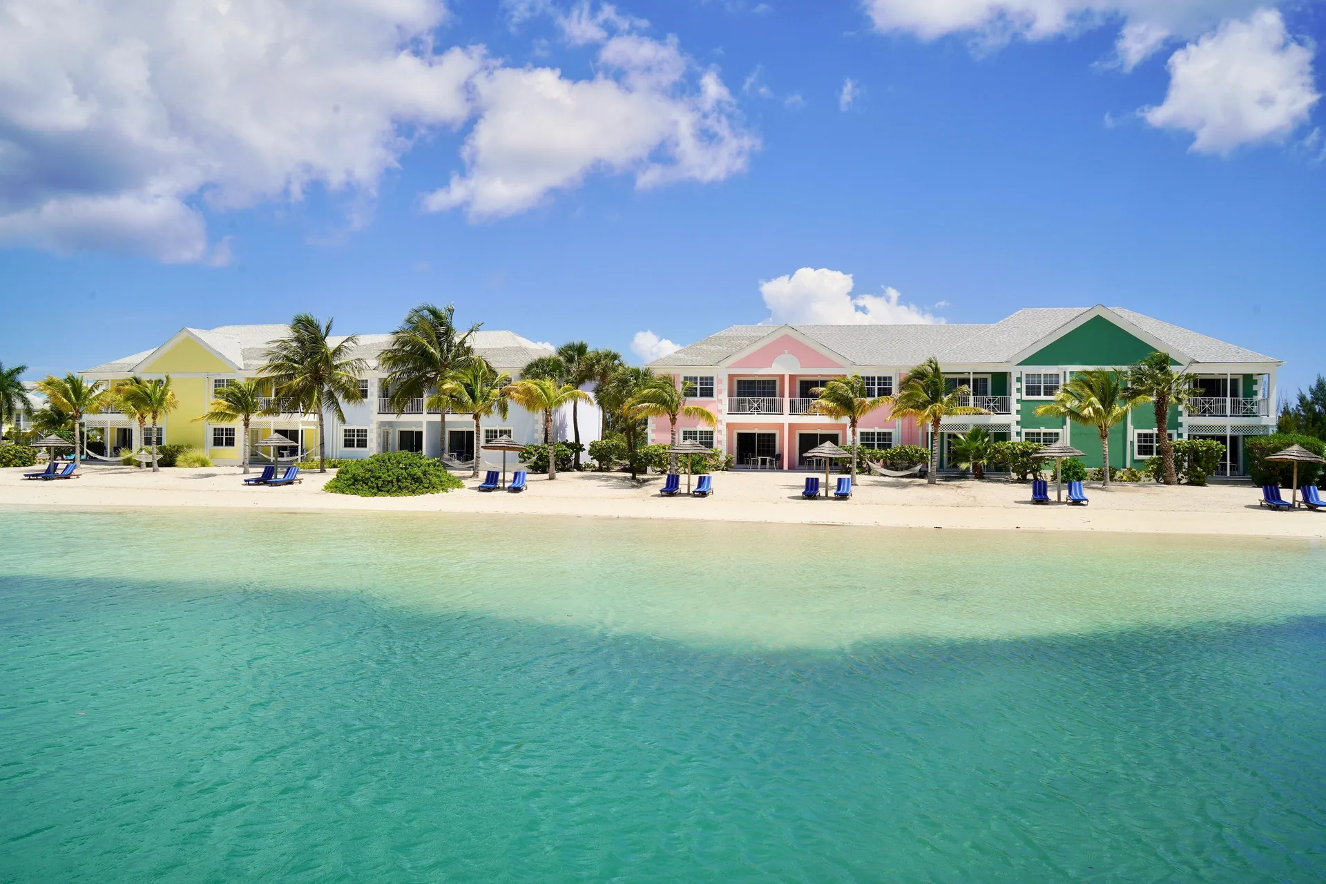Sandyport Beach Resort relaxed Nassau resort with colorful village style and lagoon setting