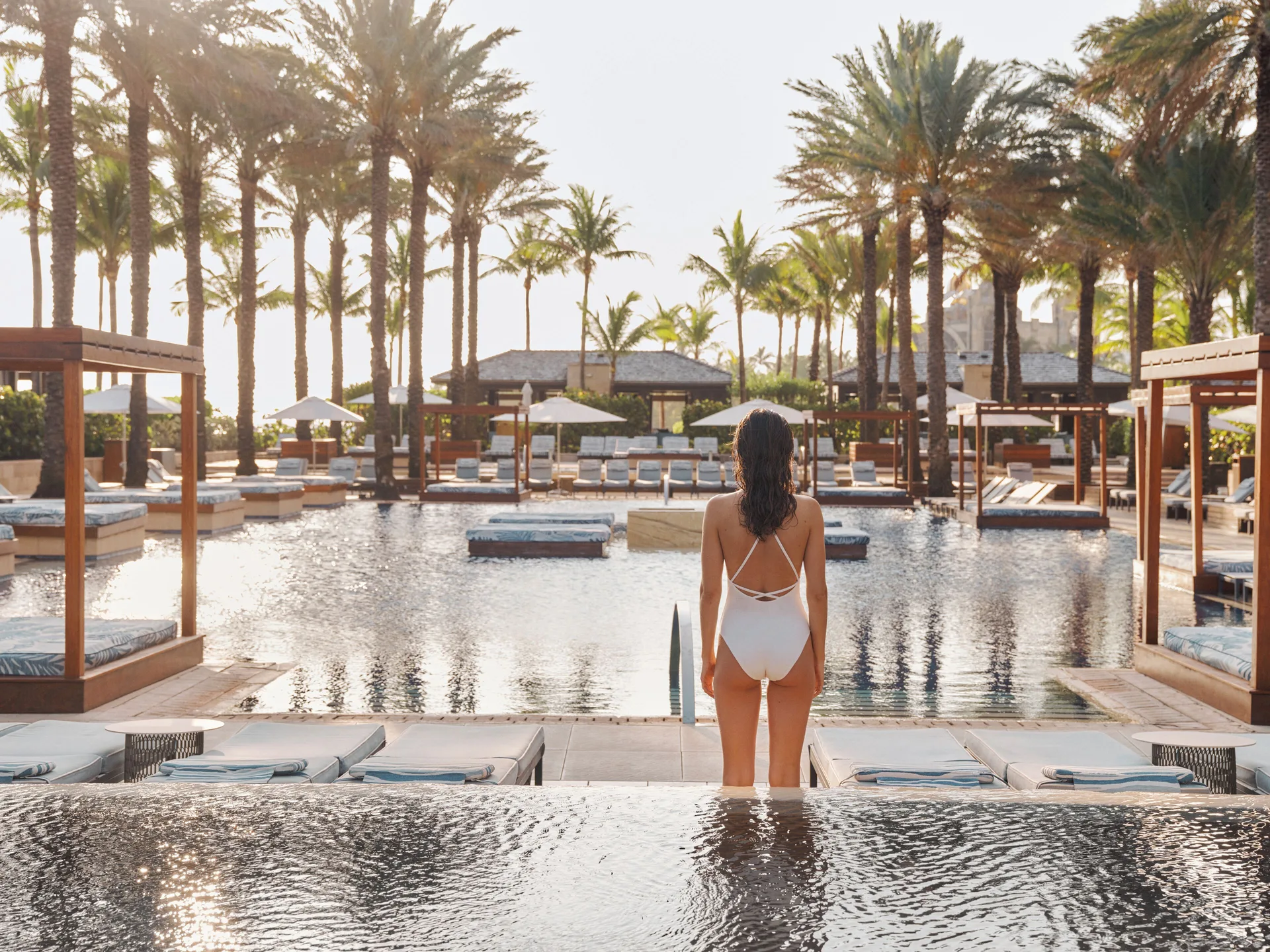 The Cove at Atlantis upscale Paradise Island resort with stylish suites and exclusive pool scene