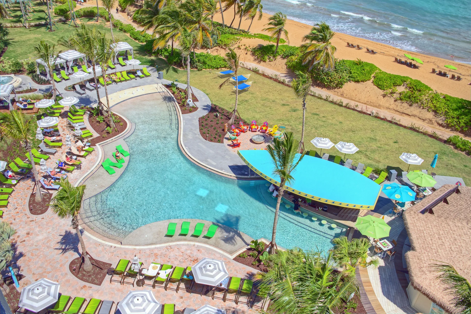 Margaritaville Vacation Club tropical vacation resort with casual island style and family-friendly pools