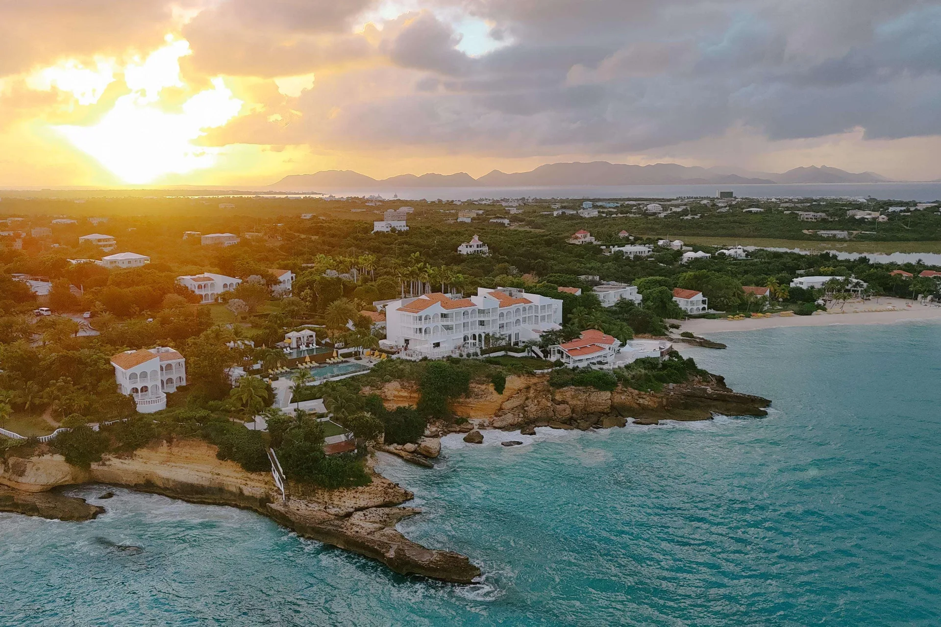 Malliouhana Resort Anguilla luxury hilltop beach resort with ocean views and refined Caribbean style