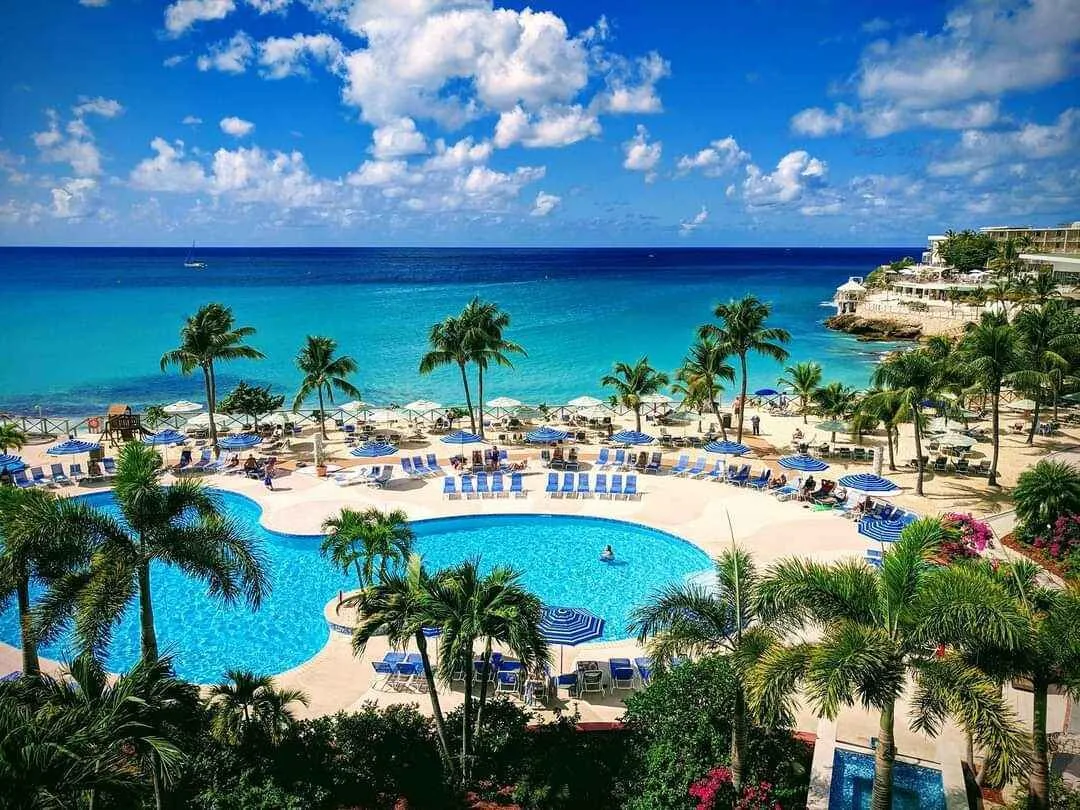 Royal Islander Resort La Plage St Maarten beachfront resort with pool and Maho Beach location