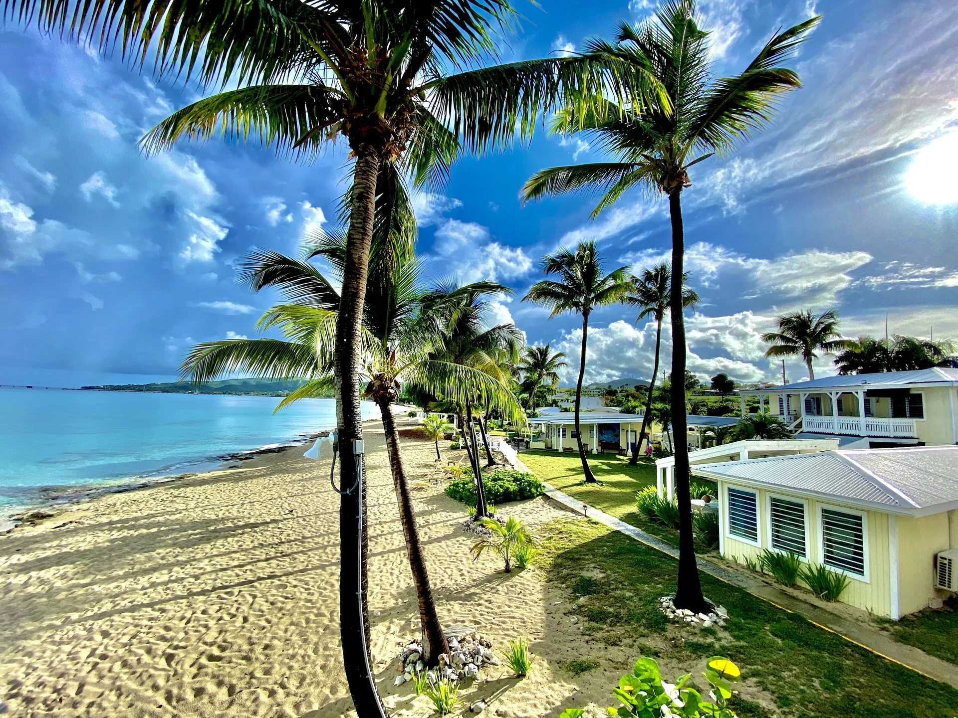 Cottages by the Sea St. Croix beachfront cottages with casual Frederiksted setting and oceanfront charm