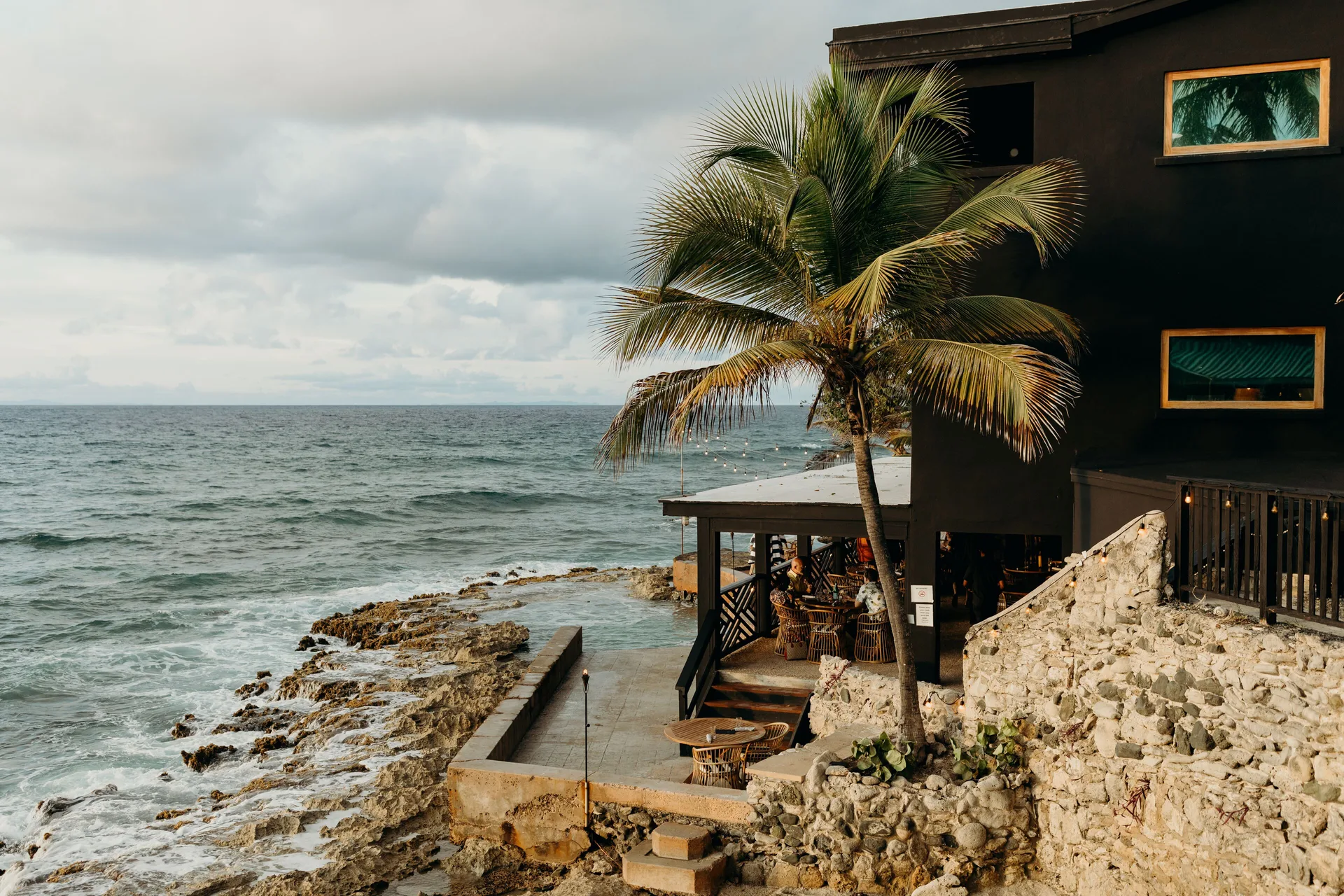 The Waves at Cane Bay St. Croix oceanfront hotel with north shore setting and dramatic coastal views