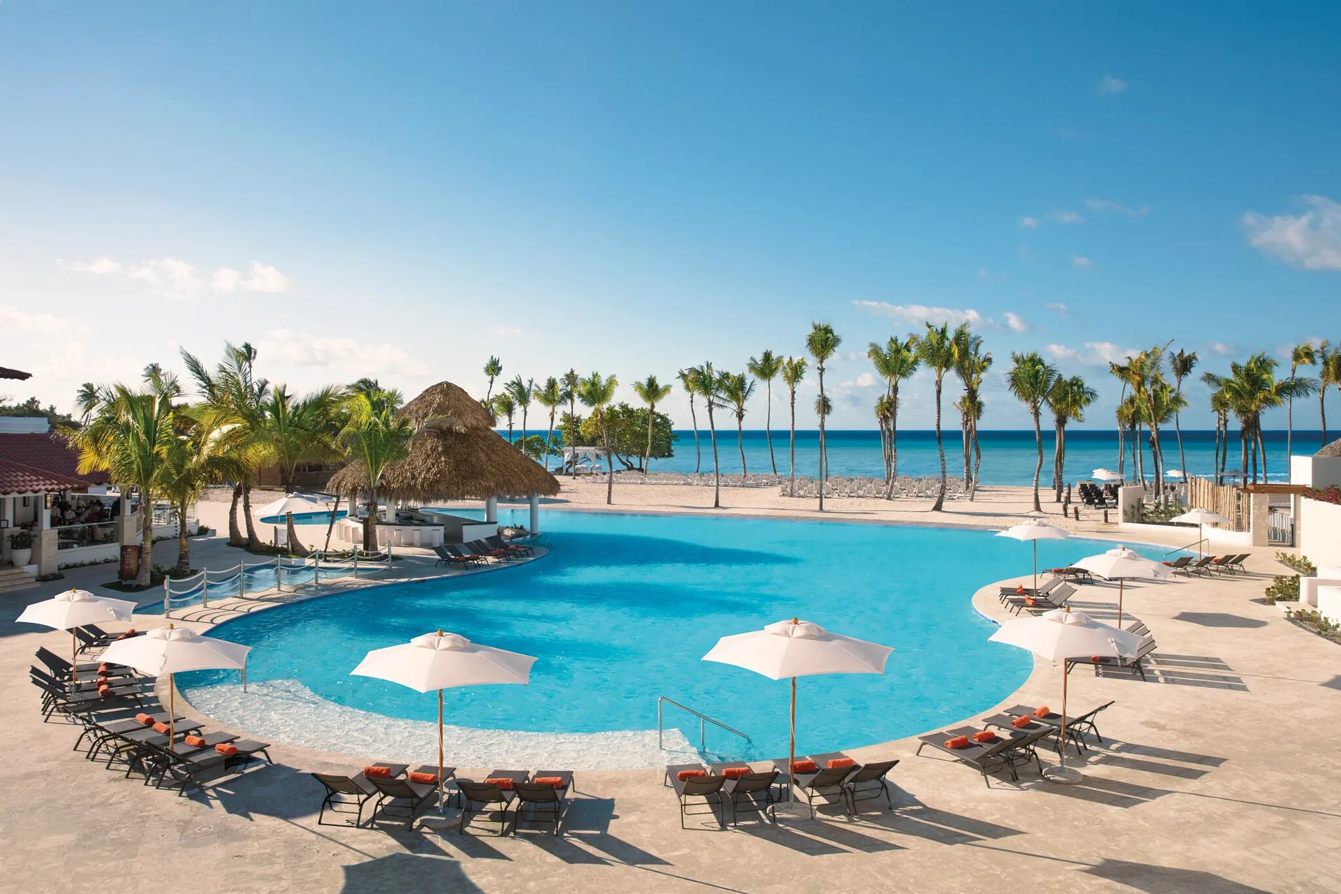 Dreams Dominicus La Romana family all-inclusive resort with beach access and tropical pools