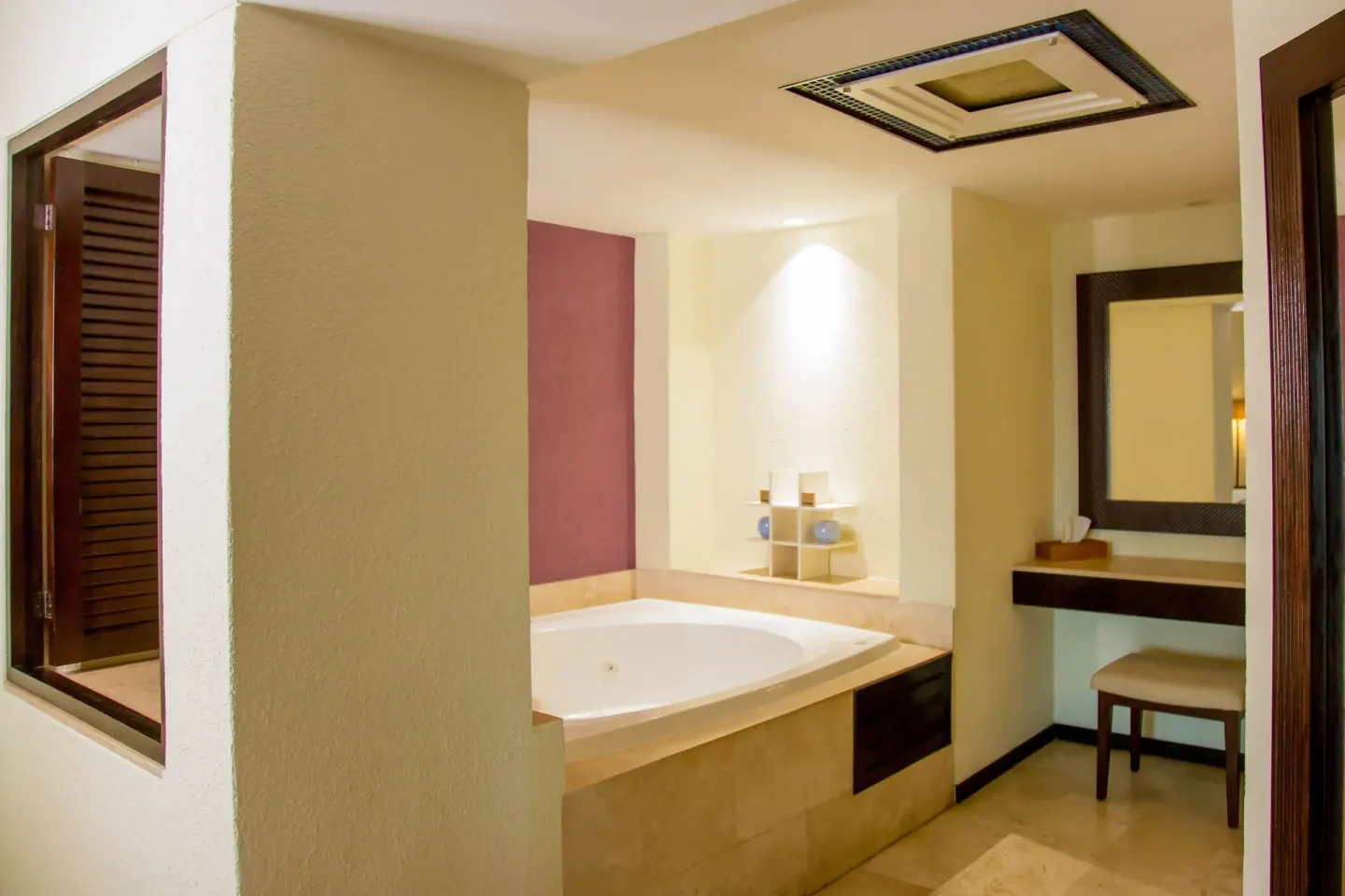 Executive suite bathroom with soaking tub and vanity at Casa Dorada Los Cabos Resort & Spa.