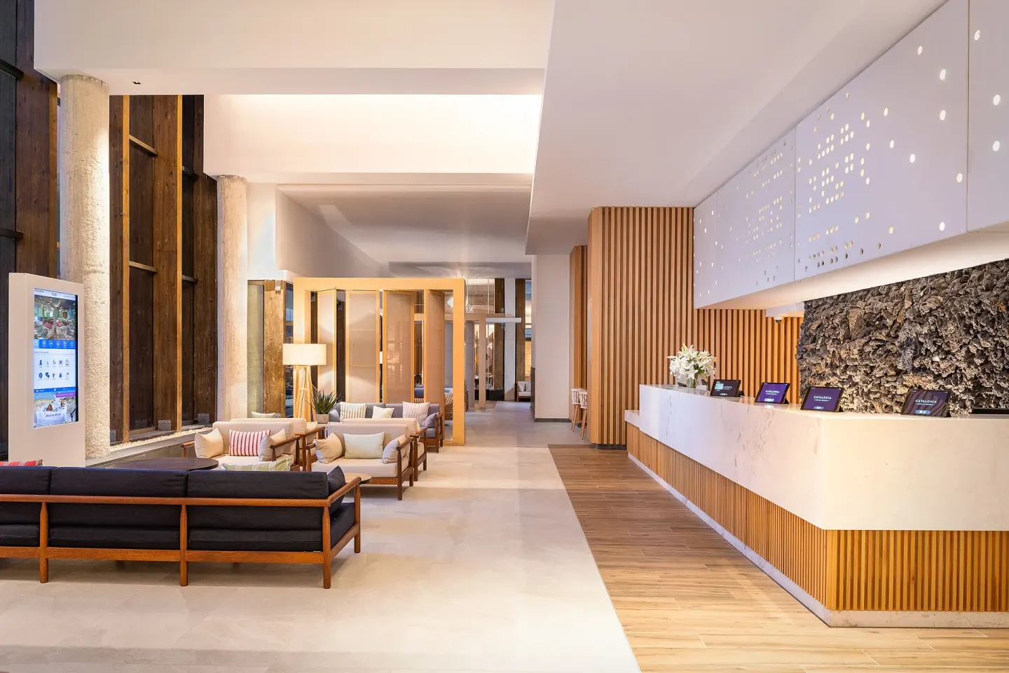 Reception Lobby Catalonia Grand Costa Mujeres Spa