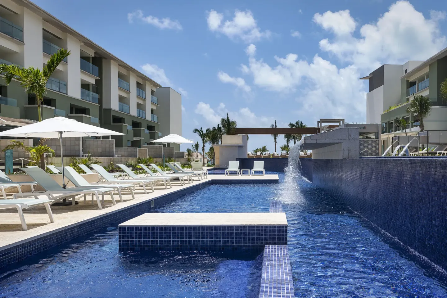 Resort Pool Water Feature Catalonia Grand Costa Mujeres Spa