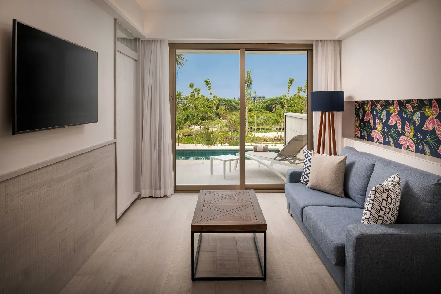 Suite Living Room Terrace Plunge Pool Catalonia Grand Costa Mujeres Spa