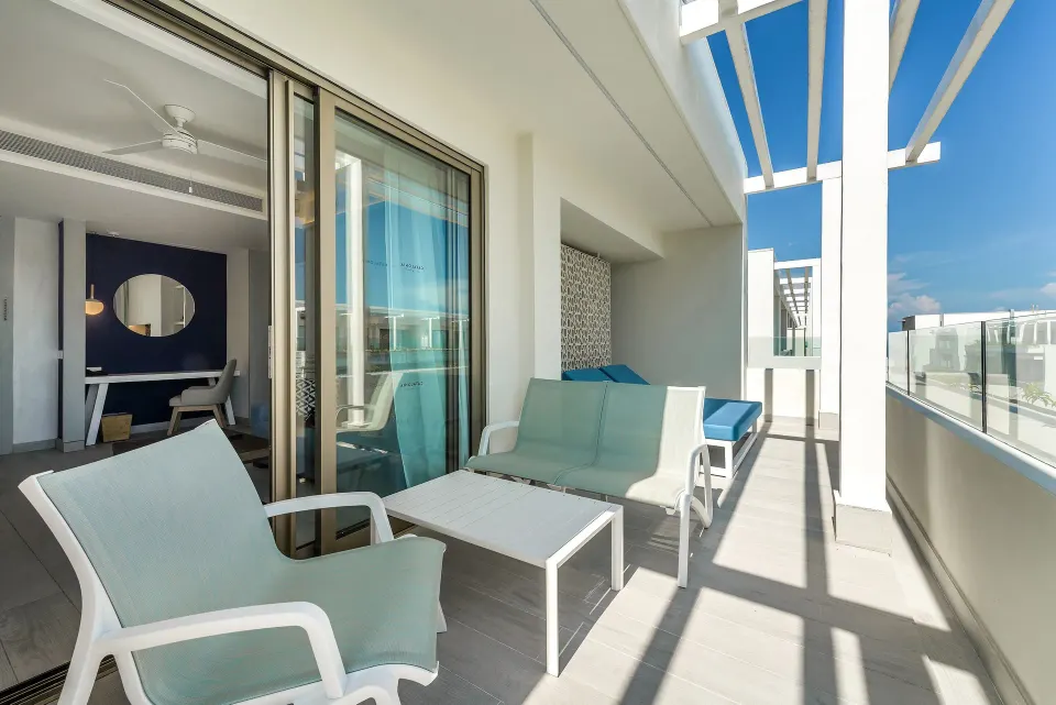 Privileged Suite Terrace Furnished Terrace Catalonia Grand Costa Mujeres Spa