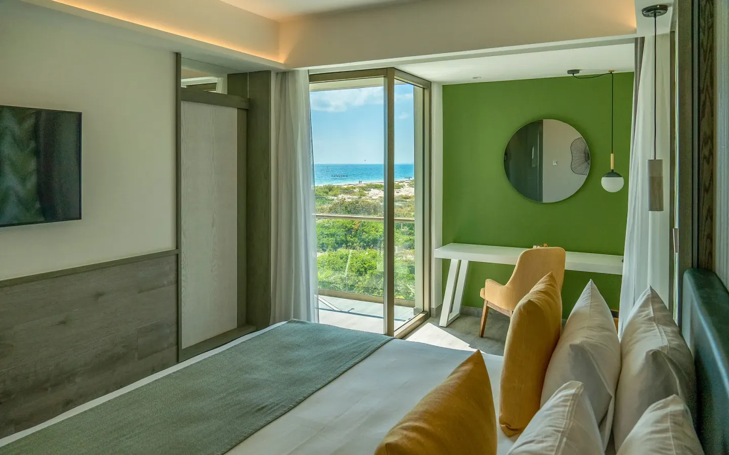 Superior Ocean View King Bed Balcony Catalonia Grand Costa Mujeres Spa