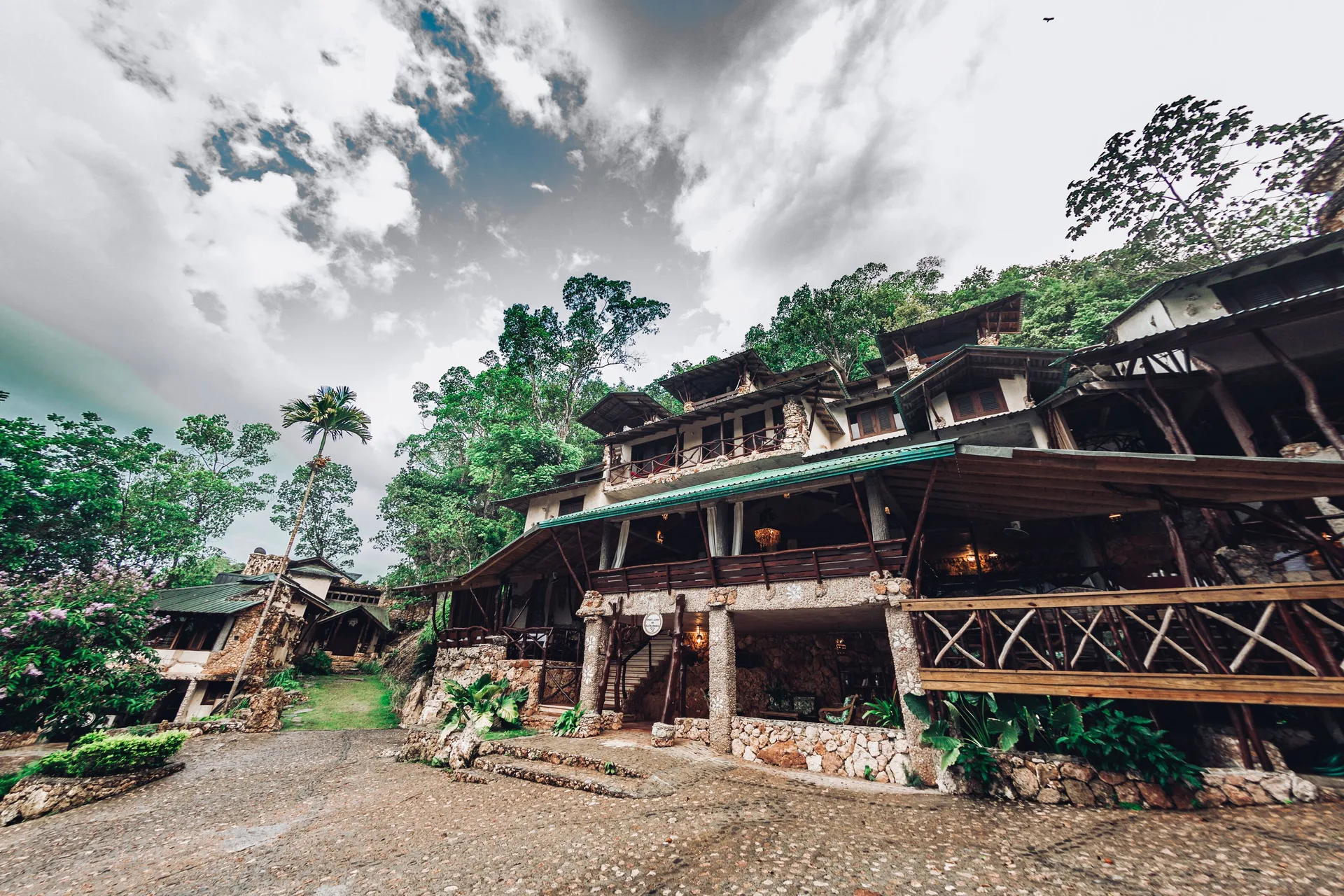 Altos de Cano Hondo eco lodge with natural pools and dramatic Los Haitises limestone setting