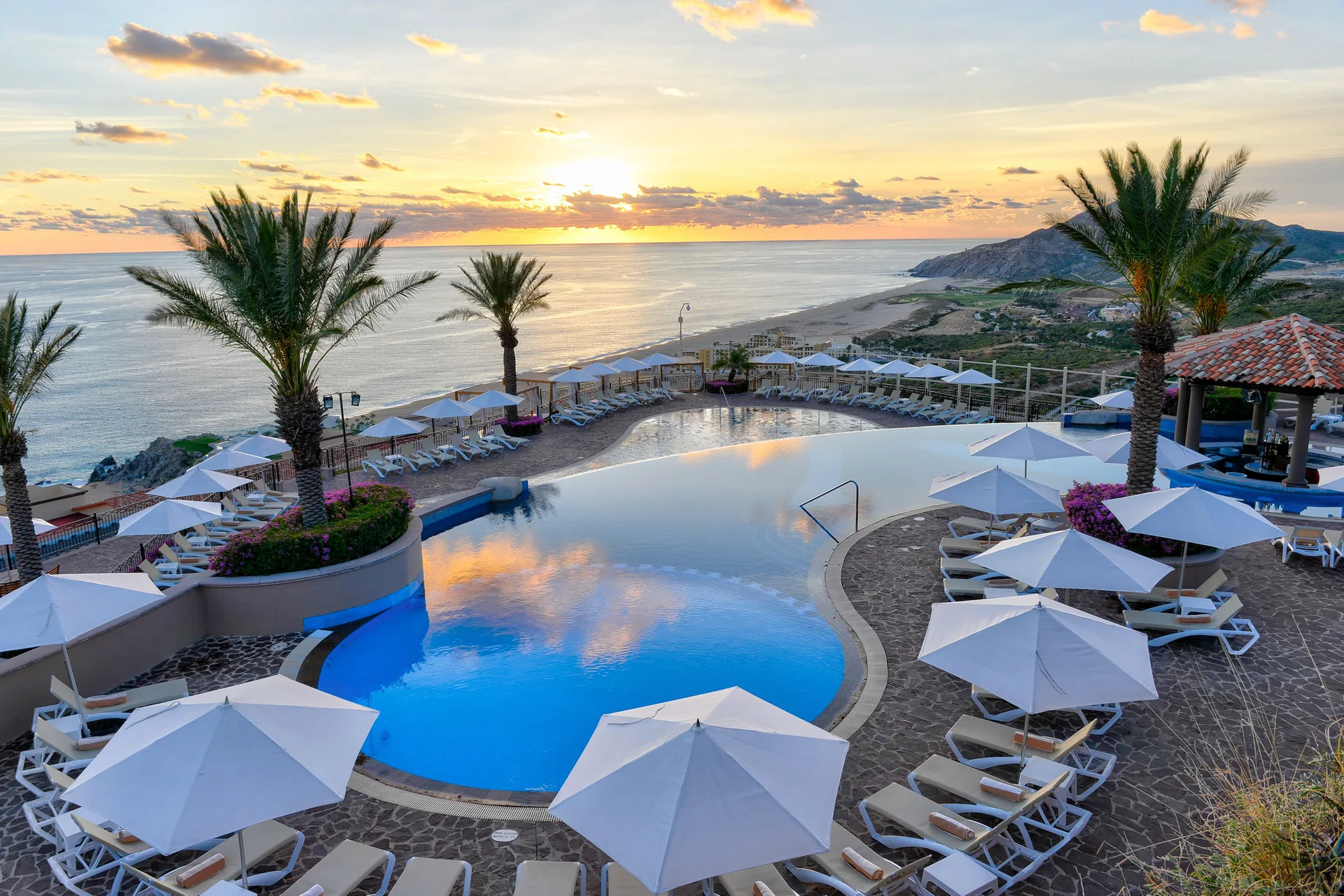 Pueblo Bonito Sunset Beach Golf and Spa Resort expansive hillside resort with Pacific views and golf access