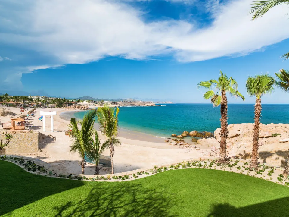 Beach and turquoise ocean view from Chileno Bay Resort & Residences.