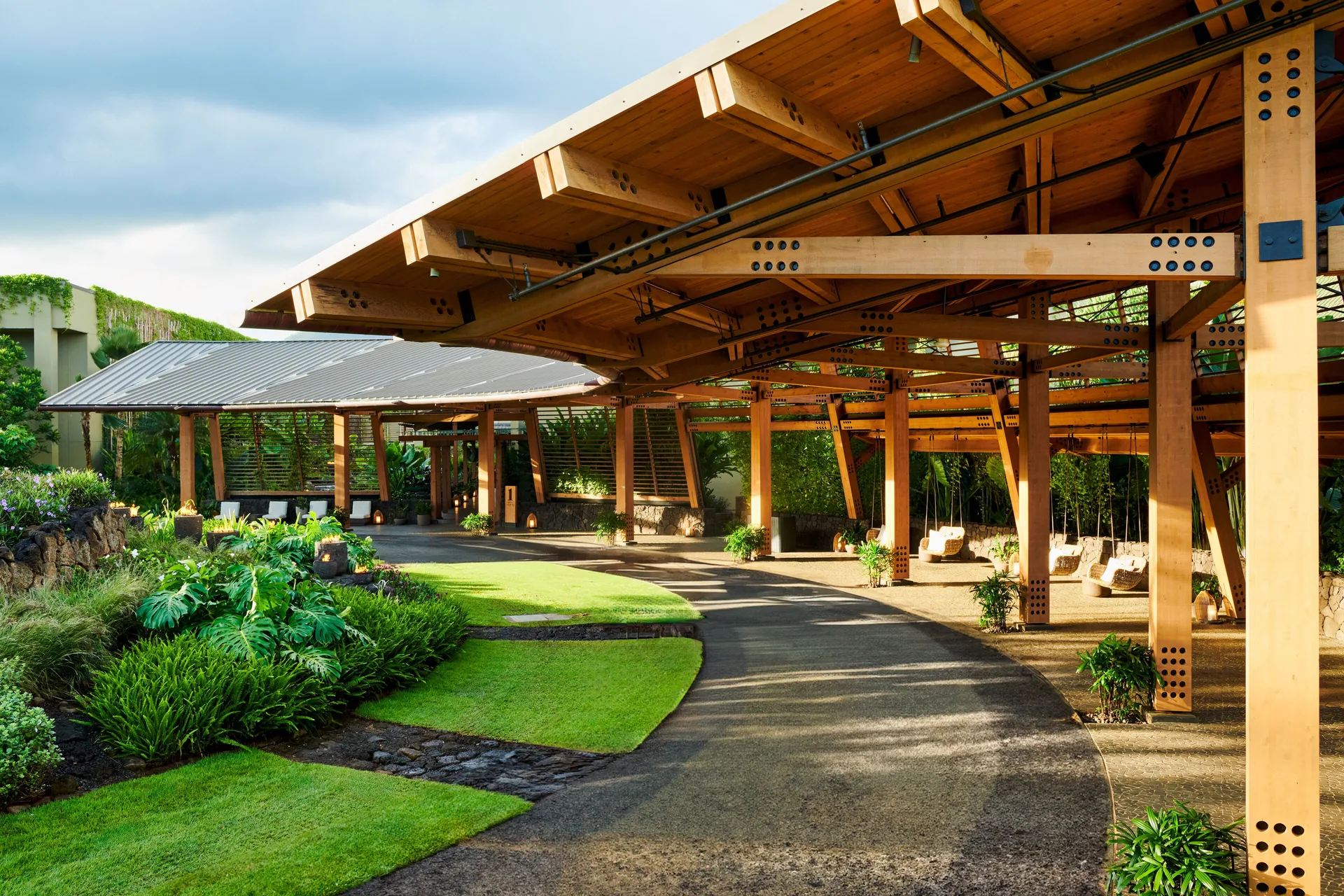 1 Hotel Hanalei Bay luxury oceanfront resort overlooking Hanalei Bay with wellness-focused design