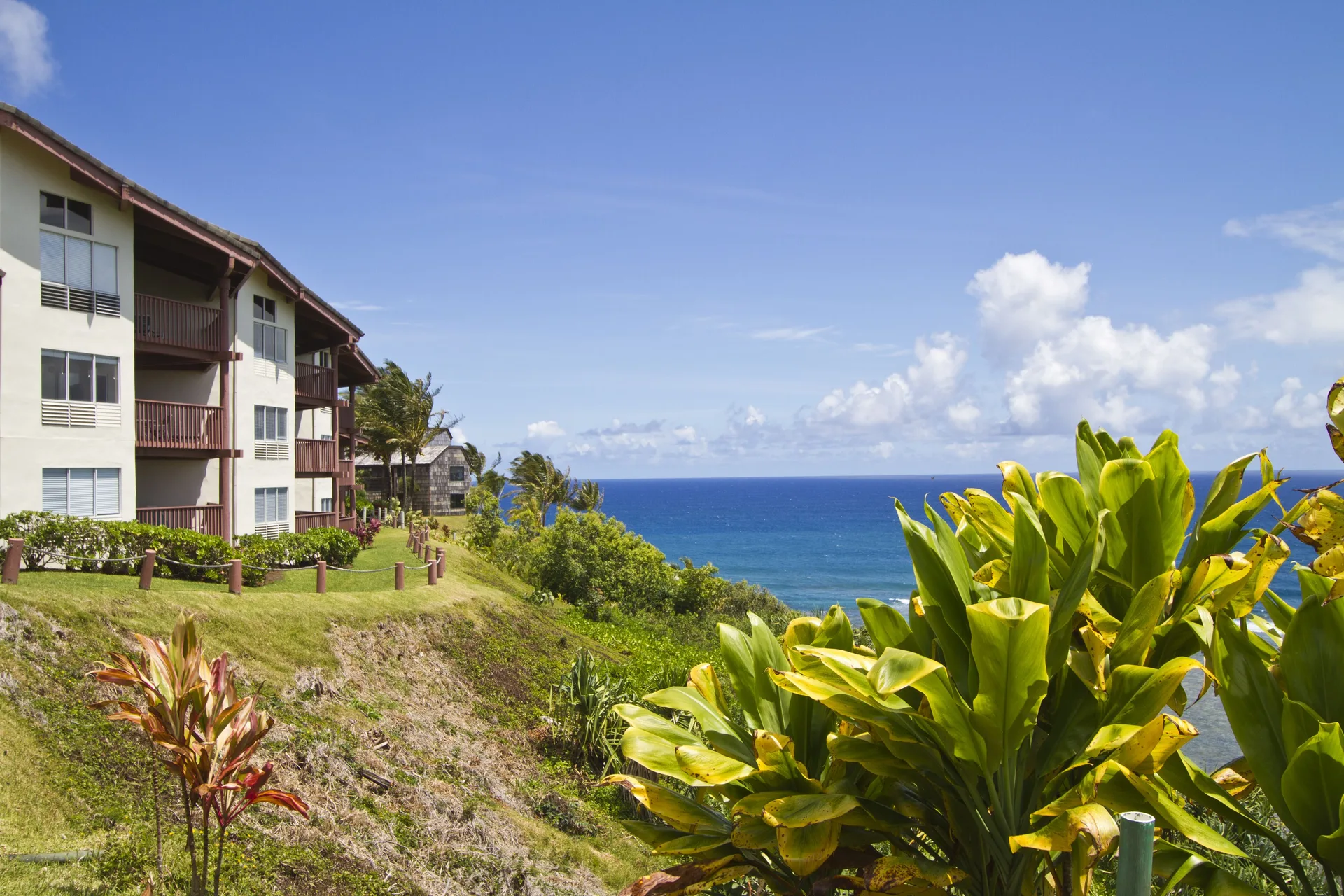 Club Wyndham Shearwater Princeville vacation resort with ocean views and condo-style suites