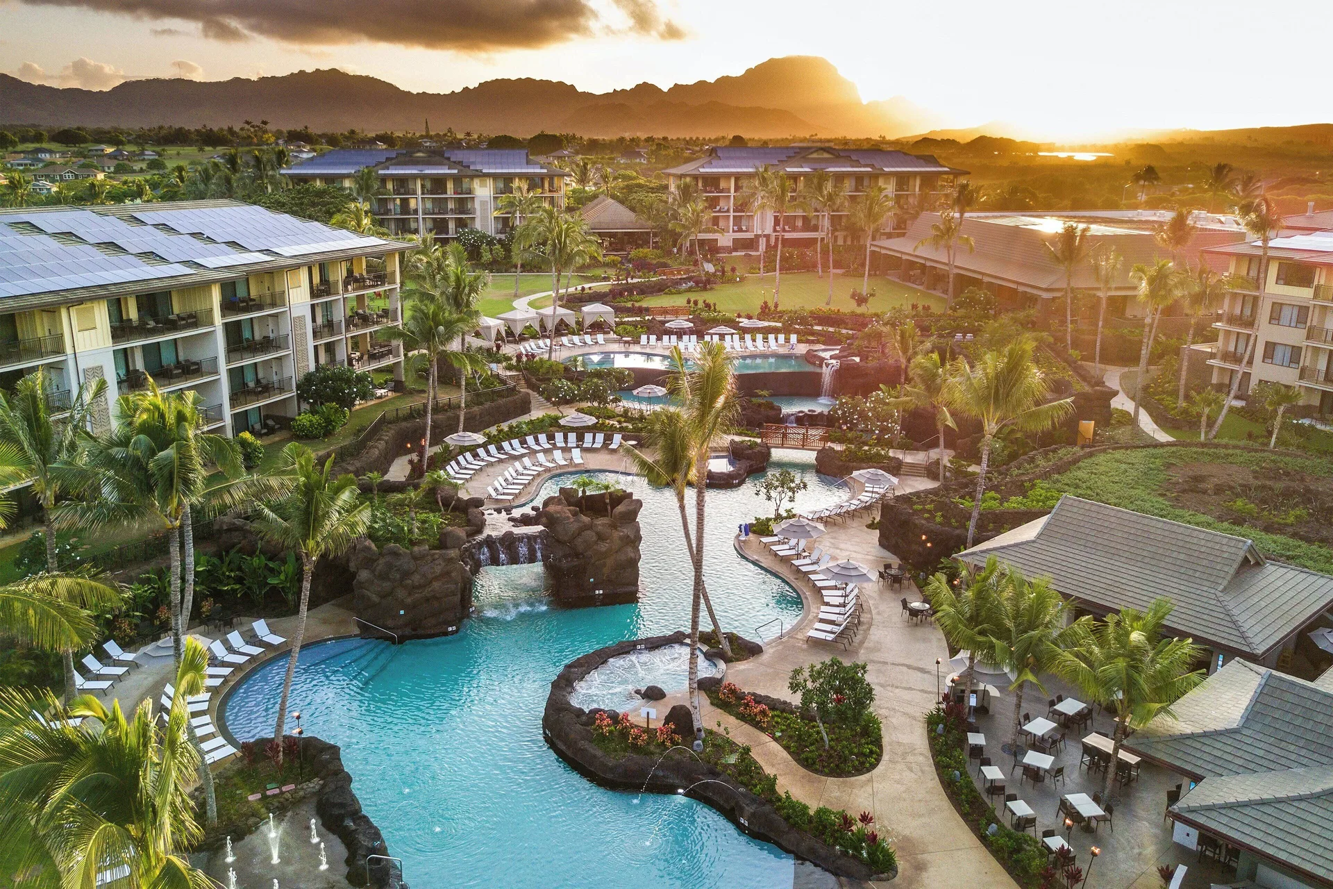 Koloa Landing Resort at Poipu villa-style Kauai resort with large pools and island setting