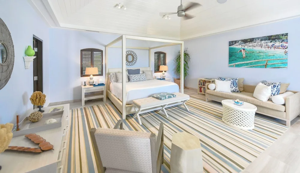 Jumby Bay Island private island luxury resort with secluded beaches and refined Caribbean villas
