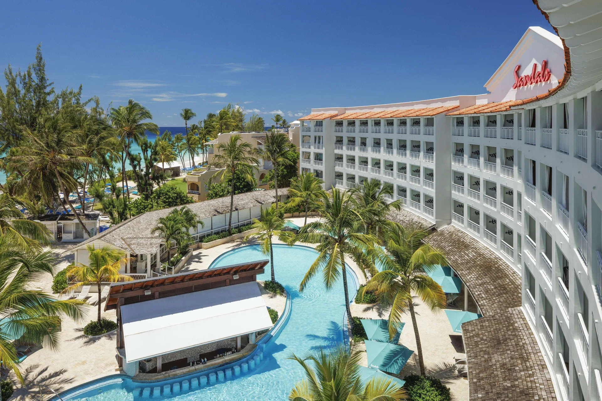 Sandals Barbados couples-only all-inclusive resort with beachfront pools and lively dining