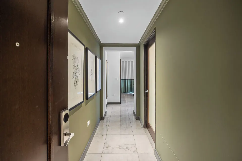 Entry hallway in the Commodore Terrace room at Condado Vanderbilt Hotel.