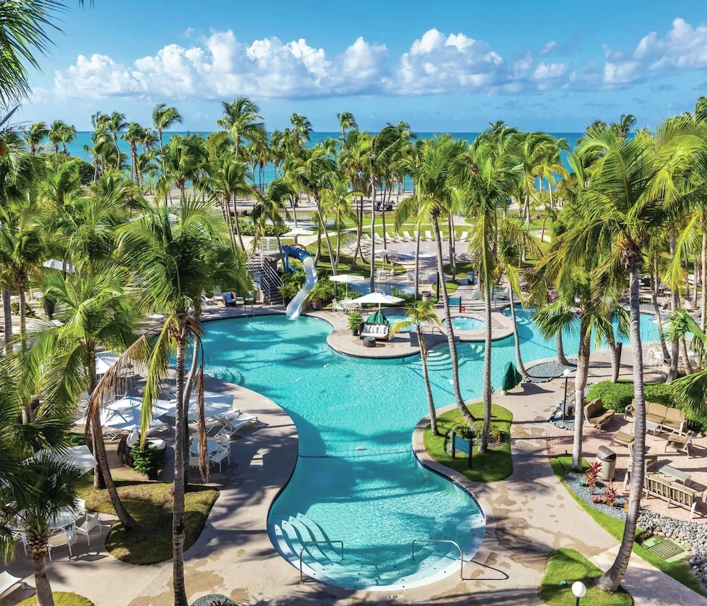 Hilton Ponce Golf & Casino Resort large branded golf-and-casino resort with beachfront pool area in Ponce, Puerto Rico.