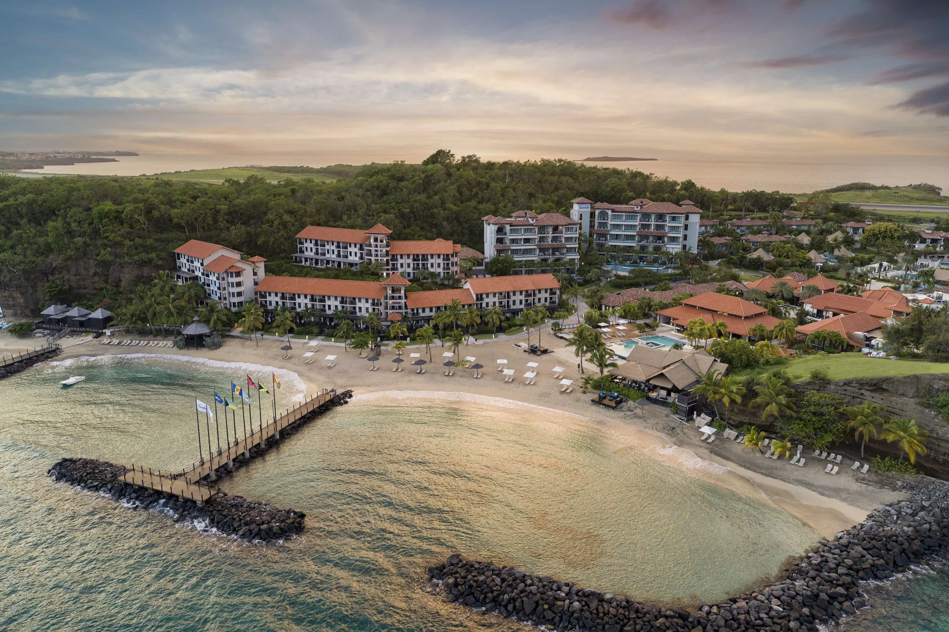 Sandals Grenada couples-only all-inclusive resort with beachfront pools and tropical gardens