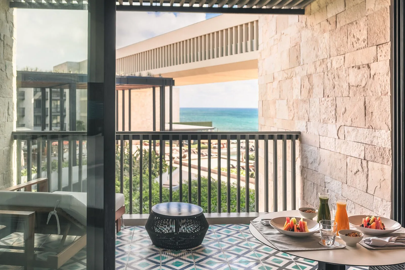 Premium Room ocean-view balcony with breakfast at Devossion By Live Aqua Playa del Carmen.