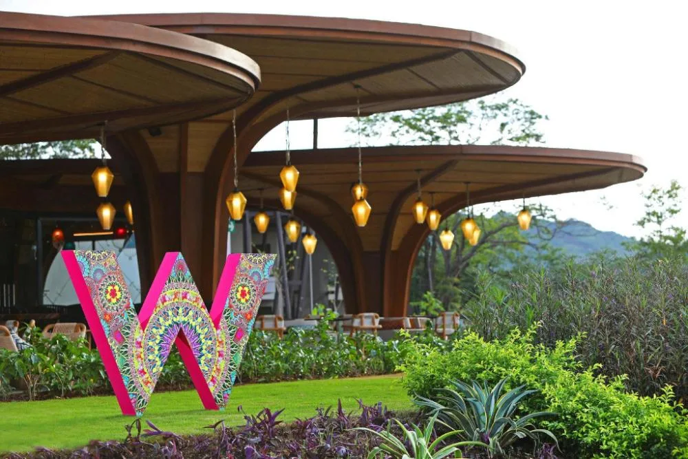 W Costa Rica Reserva Conchal luxury lifestyle beach resort with modern pool deck and tropical beachfront setting in Reserva Conchal, Costa Rica.