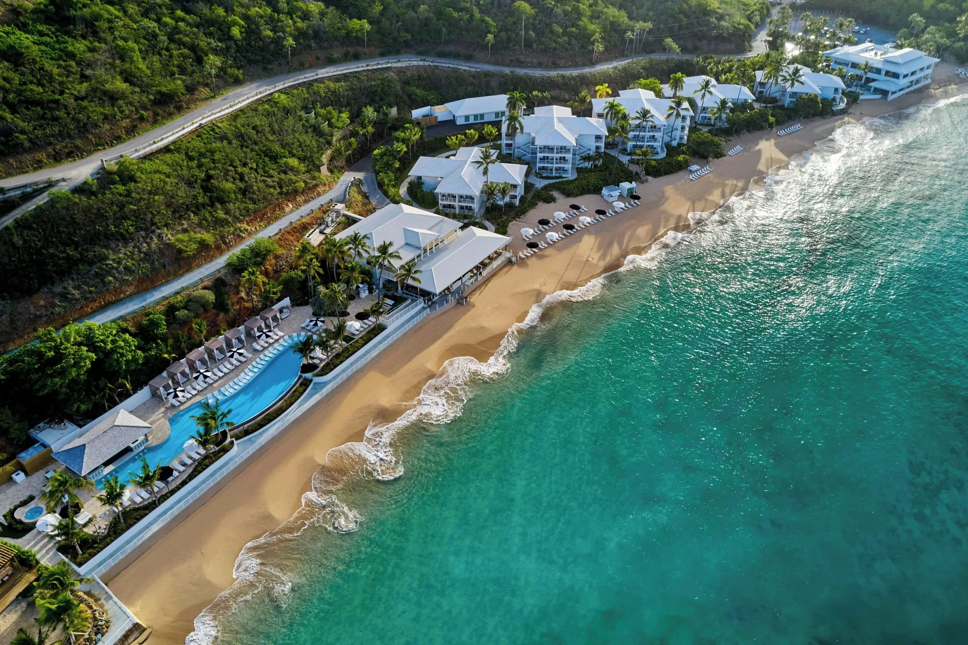 Buoy Haus Beach Resort St. Thomas, Autograph Collection, a modern boutique hotel on Lindbergh Bay with contemporary design and beach access.