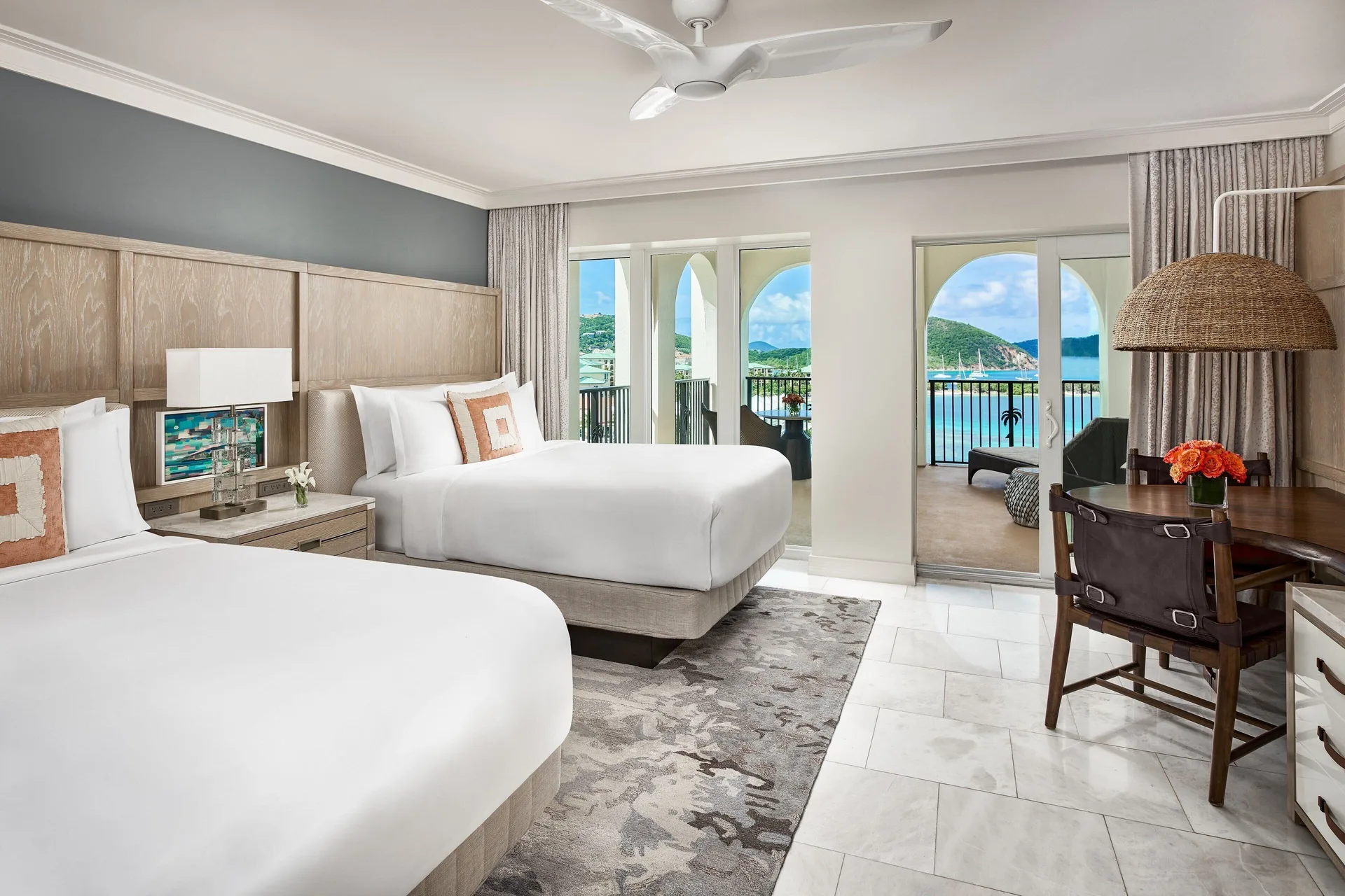 The Ritz-Carlton St. Thomas luxury beachfront resort with refined rooms, pools and Cowpet Bay setting