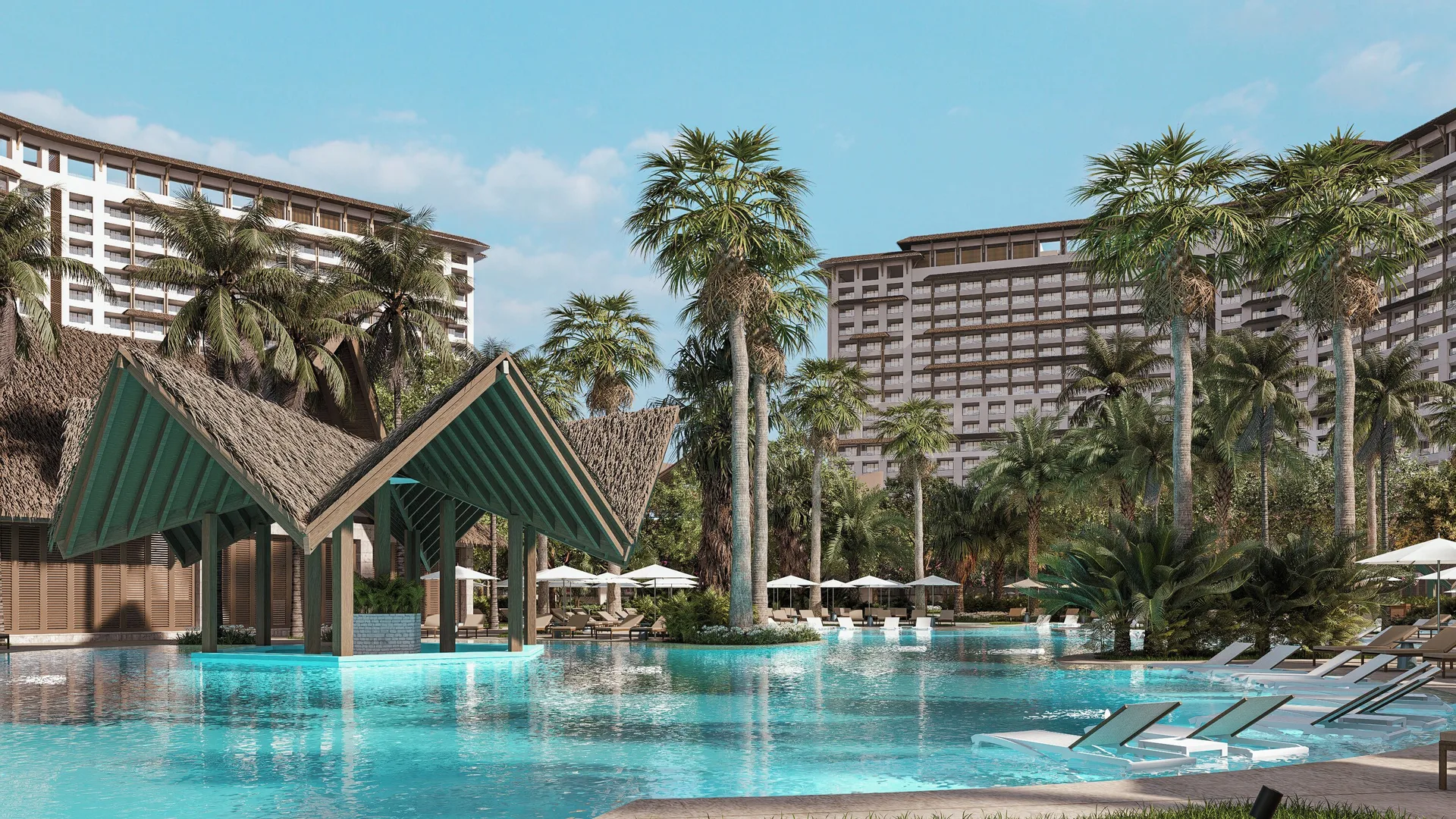 Moon Palace The Grand Punta Cana family-friendly all-inclusive resort with expansive pools, waterpark, and beachfront in Punta Cana.