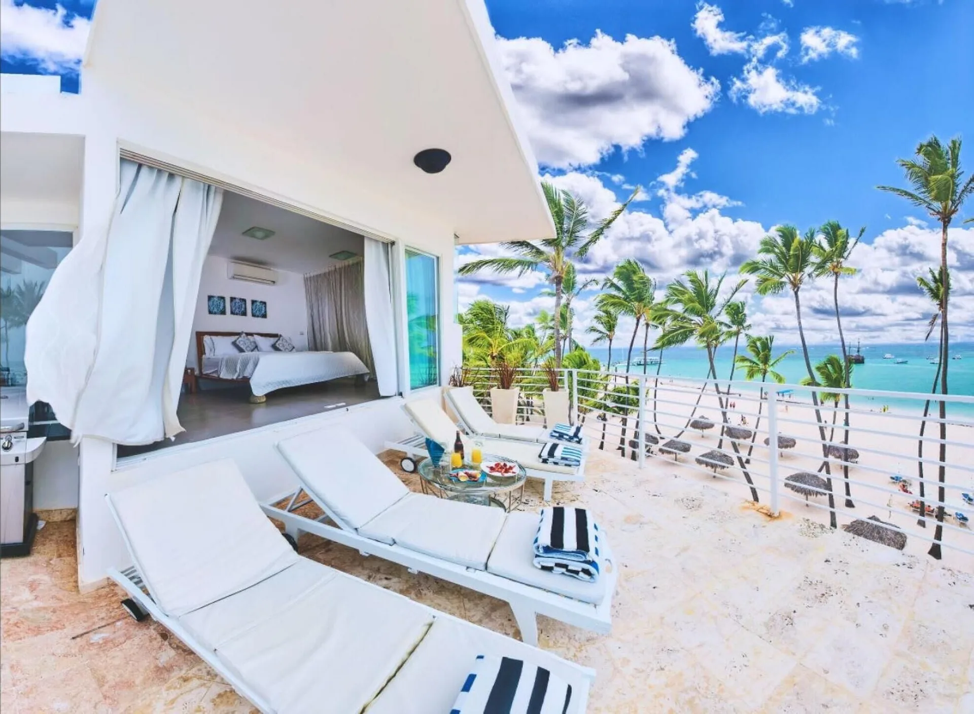 Punta Cana ocean view penthouse with Dominican coastal views private terrace and apartment-style stay