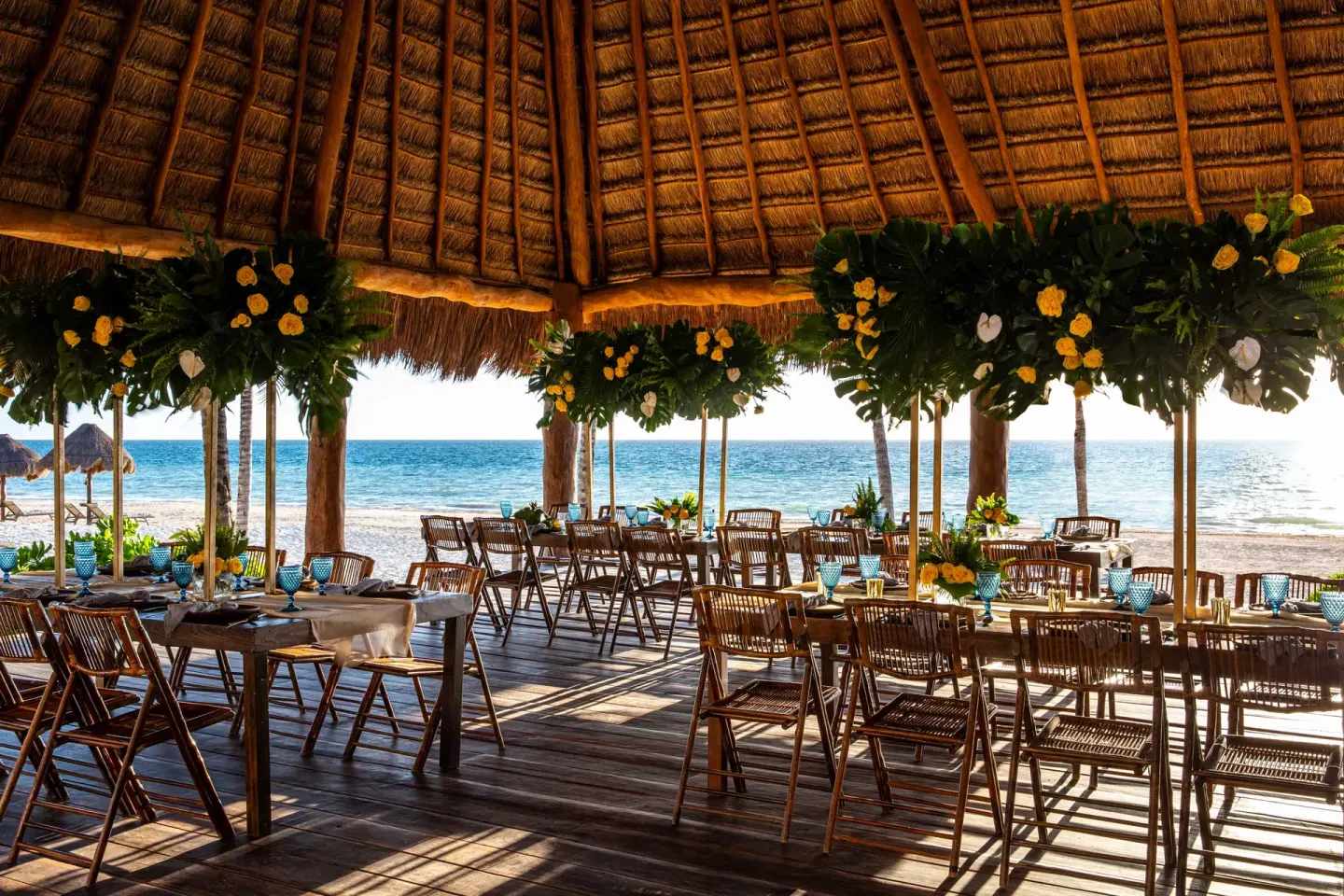 Beachfront Gazebo Venue at Excellence Riviera Cancun