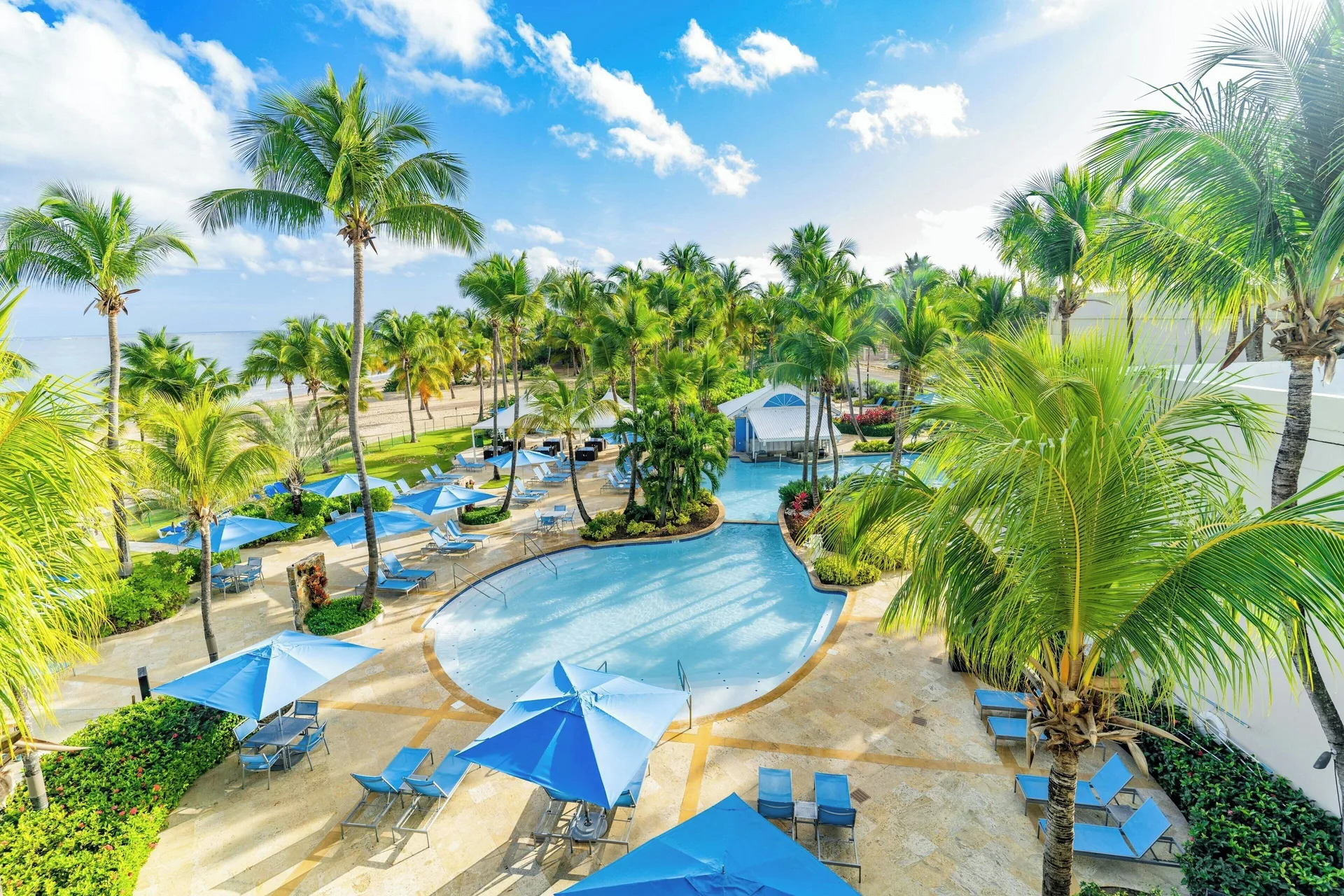 Courtyard resort